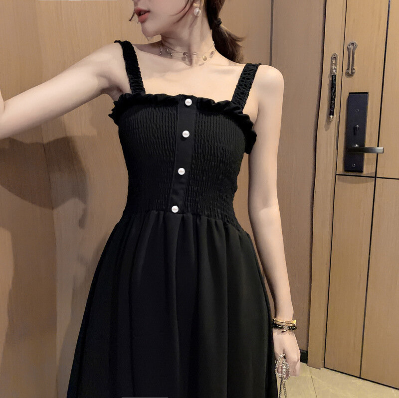 CMAZ-vestidos de verano para mujer, estilo coreano, 2021
