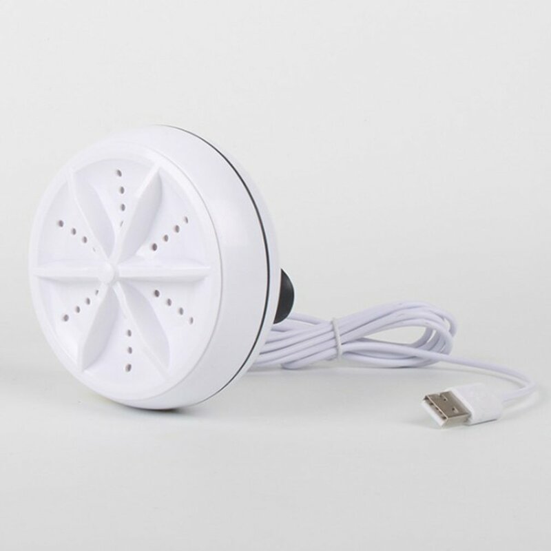 미니 초음파 휴대용 터보 개인 회전 세탁기, 편리한 여행 홈 비즈니스 여행 USB