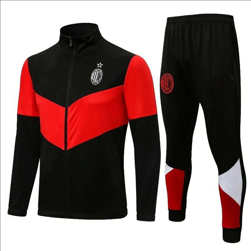 Nieuwe 2021-22 Volwassen Kit Lange Mouwen Jcket Uniformen Trainingspakken Voetbal Sport Jersey 20 21 Voetbal Coat Training Suit