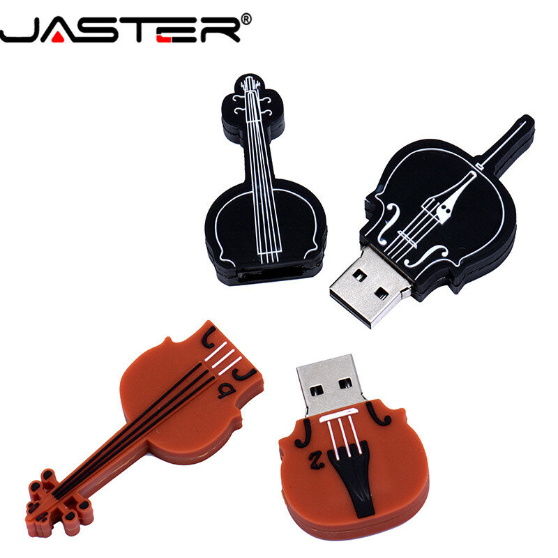 JASTER USB 2.0 8 أنماط الآلات الموسيقية نموذج بندريف 4 جيجابايت 8 جيجابايت 16 جيجابايت 32 جيجابايت 64 جيجابايت محرك فلاش USB الكمان/البيانو/الغيتار