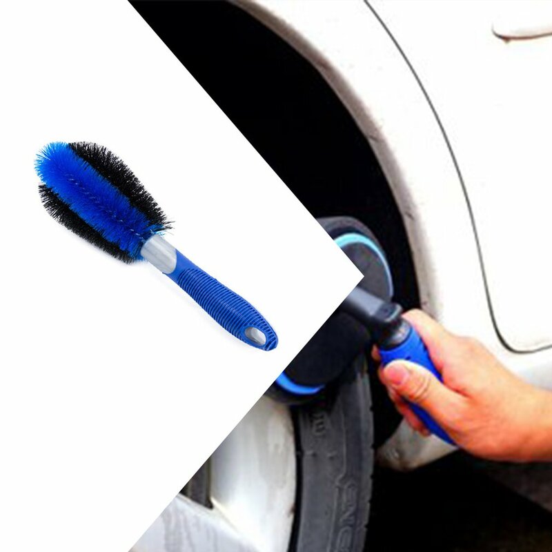 Auto Voertuig Motorcycle Wielnaaf Wrijven Tire Velgen Dust Wassen Brush Cleaner Cleaning Tool Voor Auto Truck