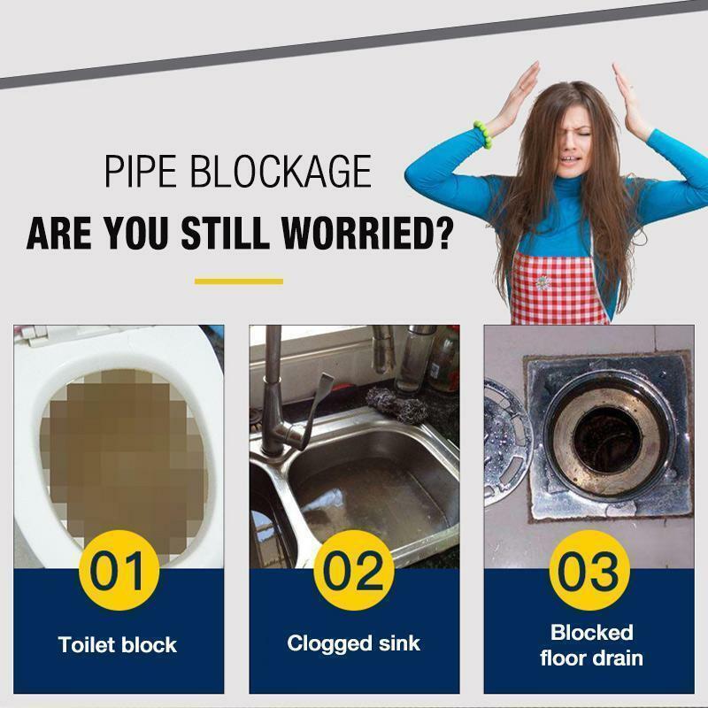 Pipe Dredge Deodorant Powerful sink drain sewage decontamination to deodorant The kitchen toilet bathtub sewer cleaning powder