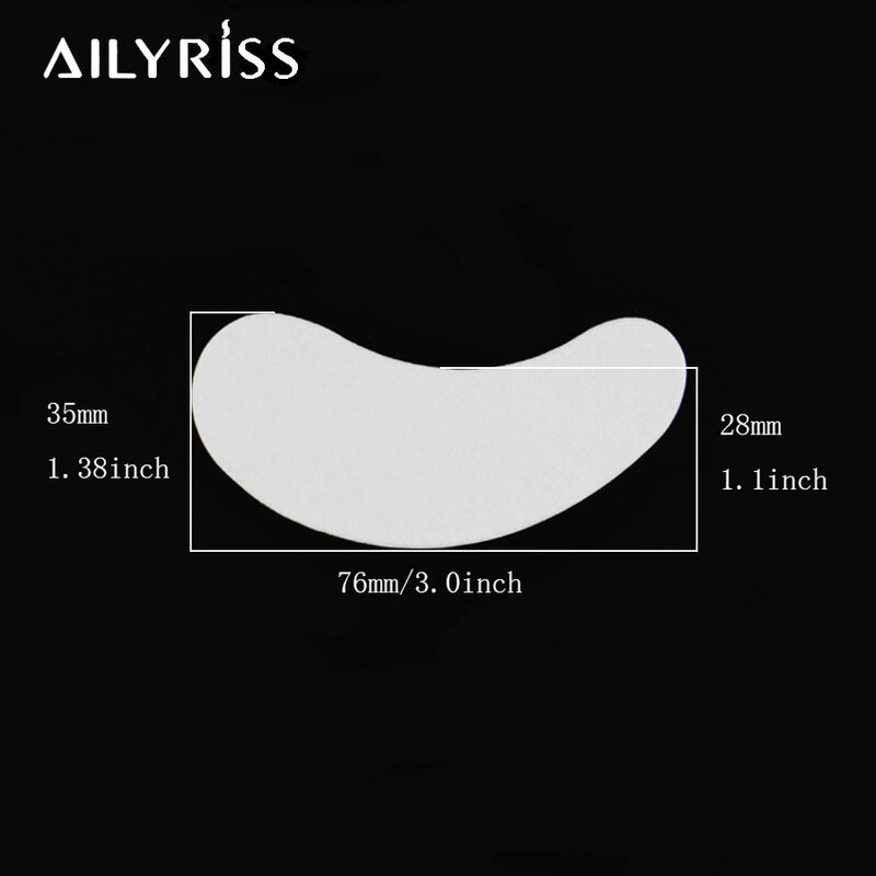 100 Pairs Eyelash Extension Paper Patch Grafted Eye Stickers Eyelash Under Eye Pads Lint Free Hydrating Eye Paper Patch Tips