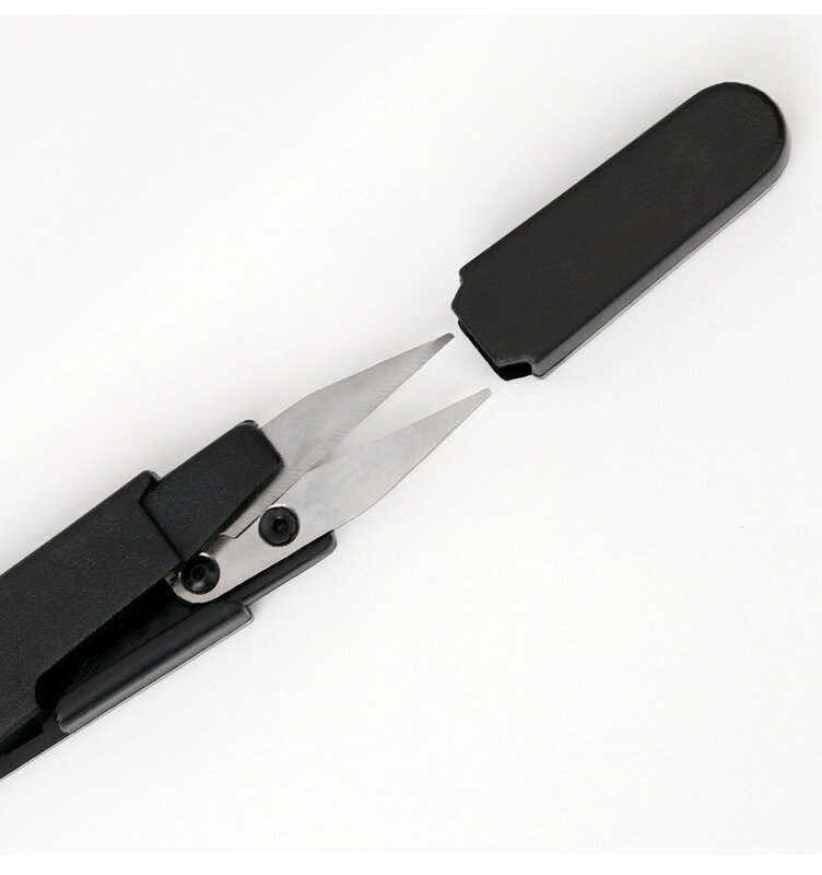I plastikowe rączki osłona bezpieczeństwa nożyczki do szycia nici do haftowania Cross-stitch Cutter U kształt podnośniki DIY dostarcza narzędzia