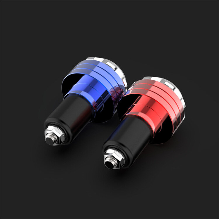 New Motorcycle Parts CNC Aluminum Alloy Handlebar Ends 16mm-18mm Diameter Handle Grips 6 Color Decorate Handle Grips Ends