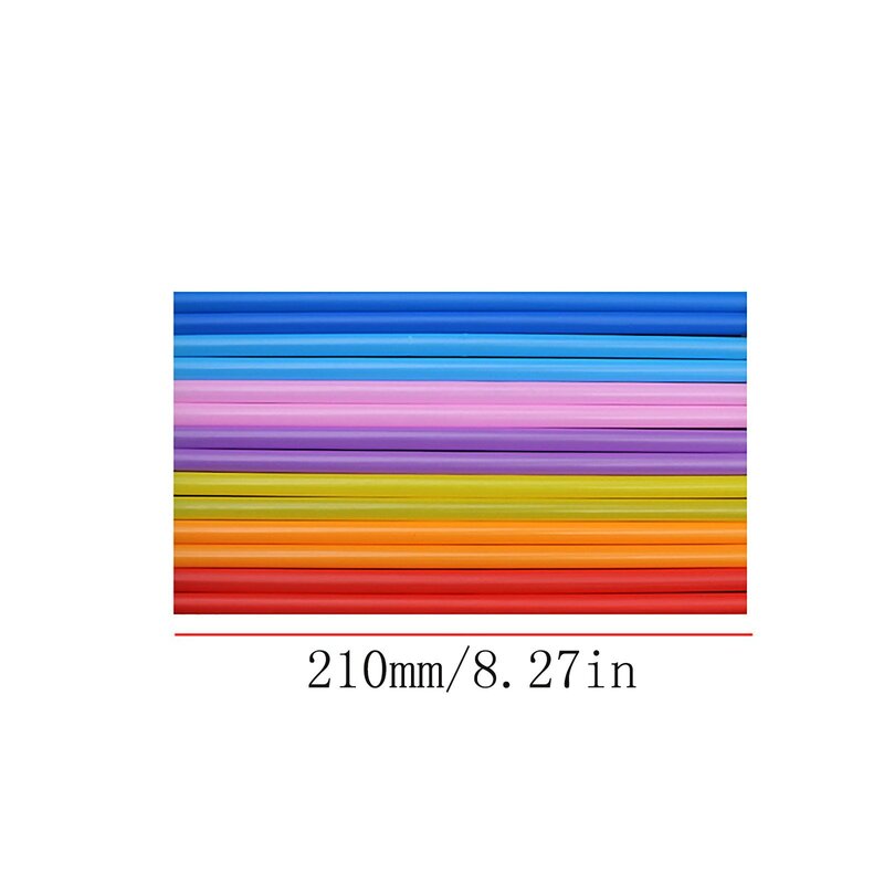 Соломинки одноразовые многоцветные для напитков, 21 см, 500 шт.