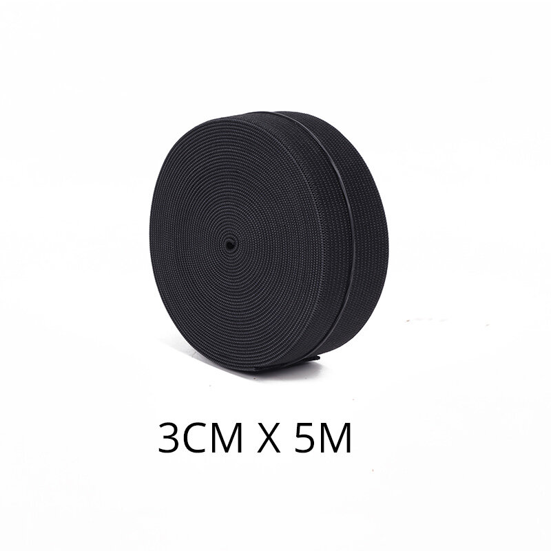 Parrucca elastico 2.5/3/3//4Cm larghezza elastico per parrucche parrucca in Nylon nero fai-da-te di alta qualità che fa accessori 3 metri
