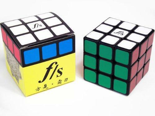 FangShi ShuangRen 3x3x3 سرعة مكعب أسود الجسم تجميعها المكعب السحري ألعاب تعليمية للأطفال متعة ألعاب للأطفال اللعب