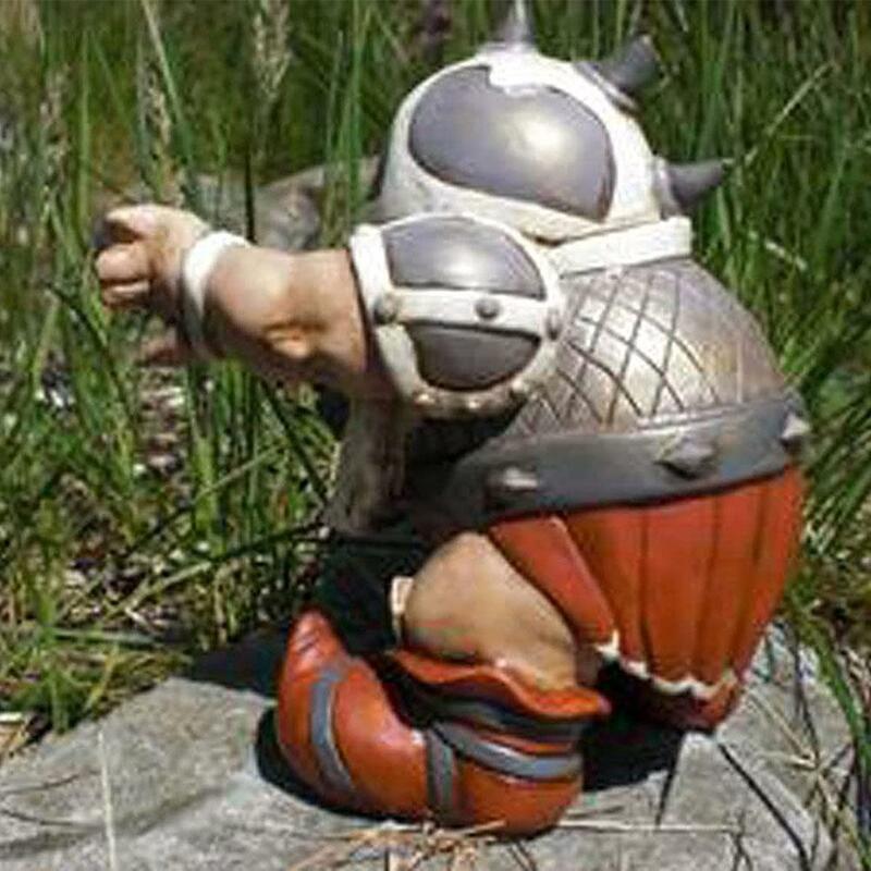 Hars Gnome Figuur Sculptuur Viking Noorse Dwerg Outdoor Landschap Tuin Dwerg Ambachten Micro Beeldje Standbeeld Ornamenten Decor H6J4