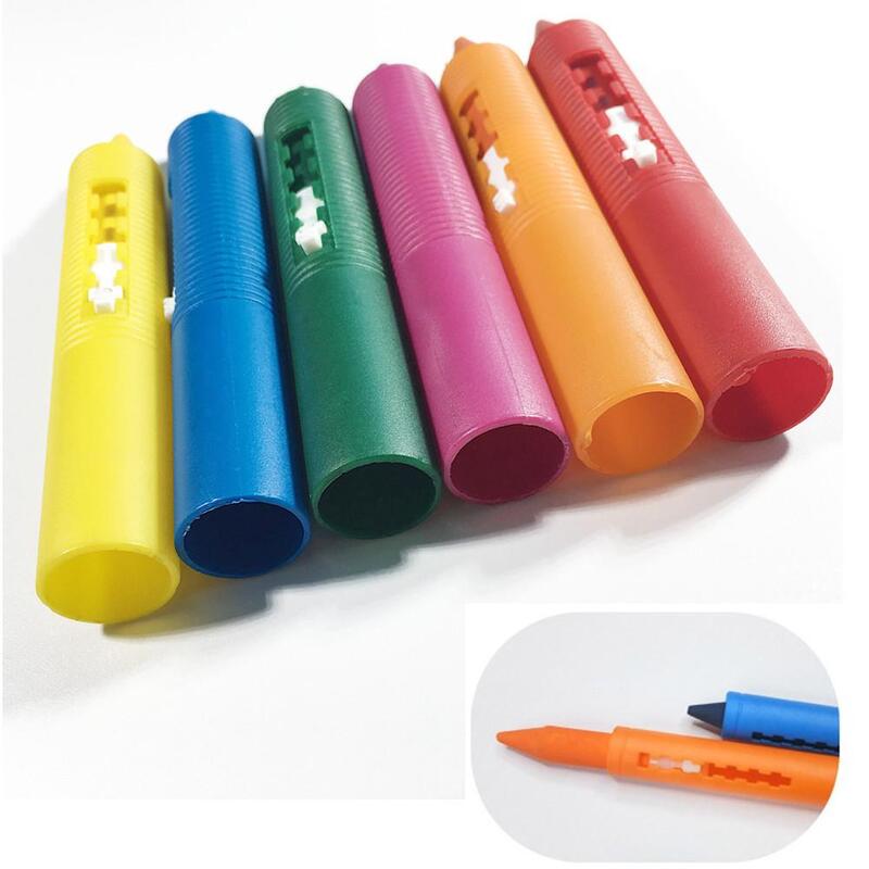 6PCS/Set Baby Bathroom Crayons Washed Color Creative Colored Pen for Kids Painting Drawing Supplies Bath Toy