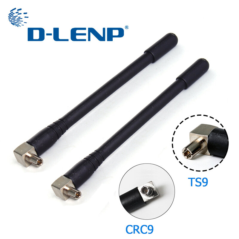 Dlenp antena 3g/4g com opções de conector ts9/crc9 1920-2670 mhz para modem modem 3 dbi