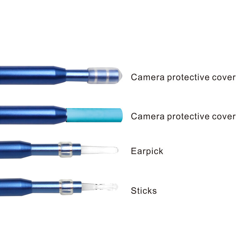 3 in 1 USB OTG 비주얼 귀 청소 내시경 스푼 기능성 진단 도구, 귀 클리너 안드로이드 720P 카메라 귀이개