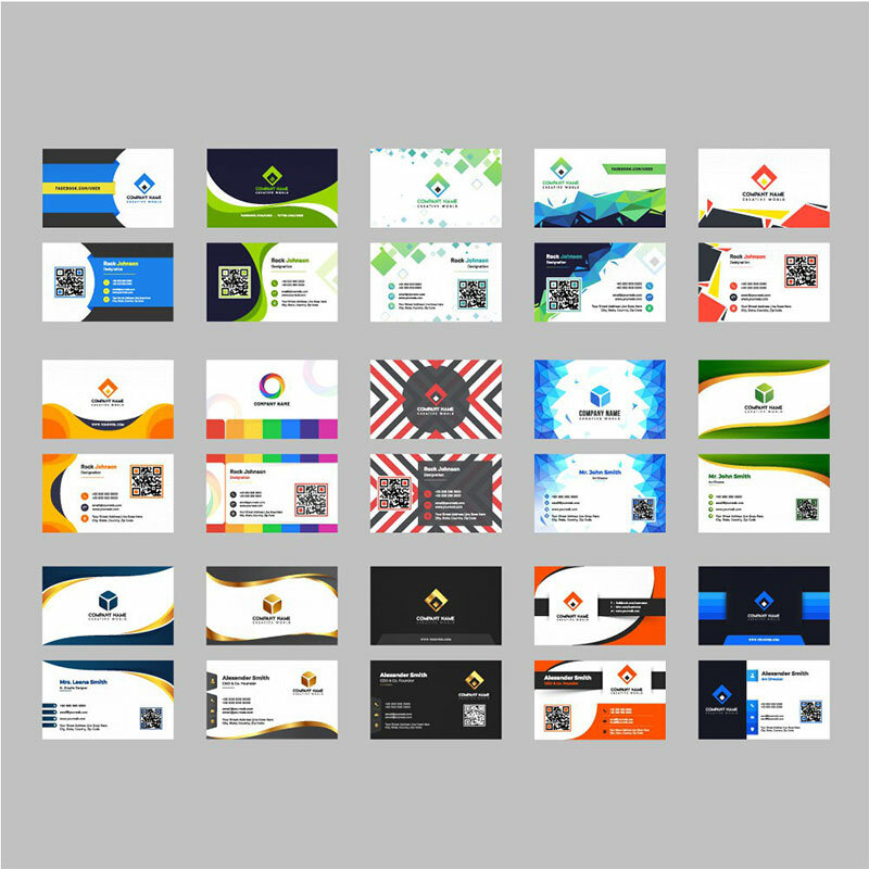 Tarjetas de papel de impresión con logotipo, 100/200/500/1000 Uds./lote, envío gratis