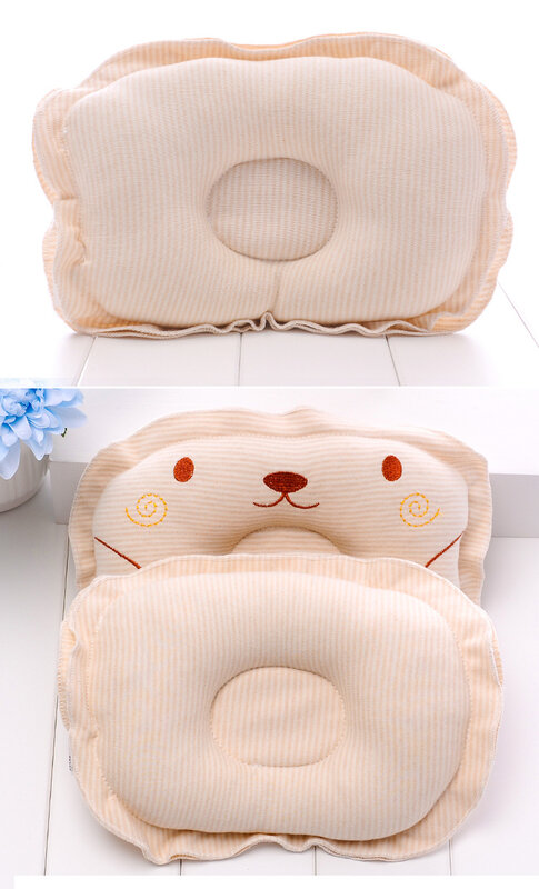 Newest Newborn Toddler Infant Baby Anti Roll Sleep Pillow Babies Positioner Prevent Flat Head Cushion Lovely Cute Pillows