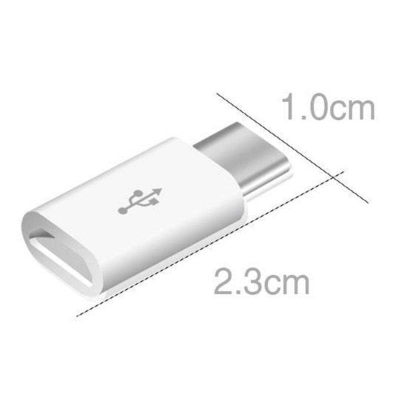 Adaptador de teléfono móvil Micro USB a USB C, conector Microusb para Xiaomi, Huawei, Samsung Galaxy, adaptador USB 3,1 tipo C, 5 uds.