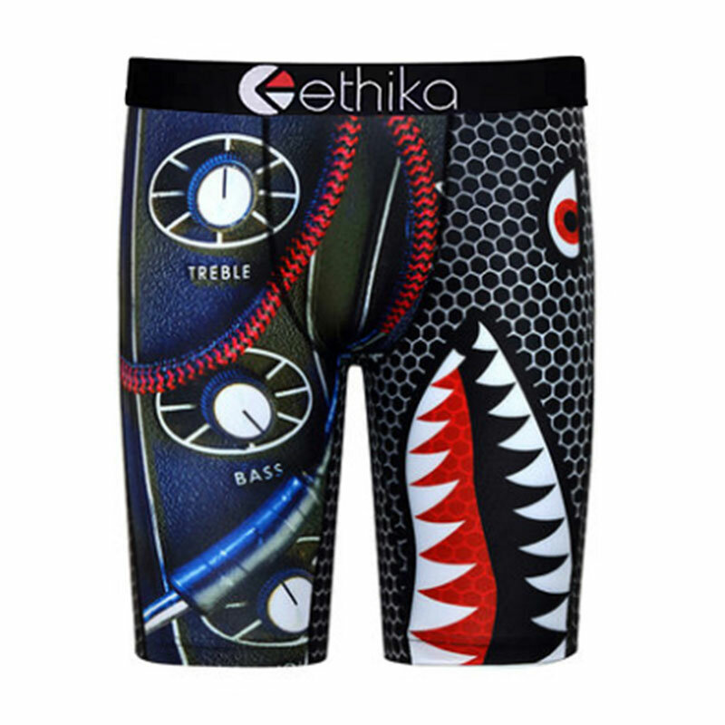 Ethika 2021 New Plus Size Male Underwear breeches Woven Boxer Cotton Man Breathable Shorts men's boxers Underpants Men Ethika