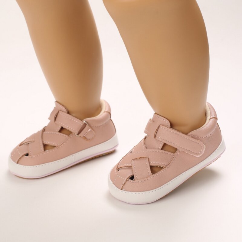 2021ベビーガールズボーイズファッションサンダルかわいい夏のソフト唯一のフラット王女の靴幼児ノンスリップファーストウォーカー