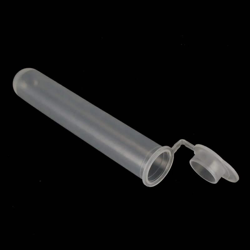 100pcs 10ml Centrifuge Tubes with Snap Cap Test Tube without Scale Round Bottom Plastic EP Tube Storage Container Lab Supplies