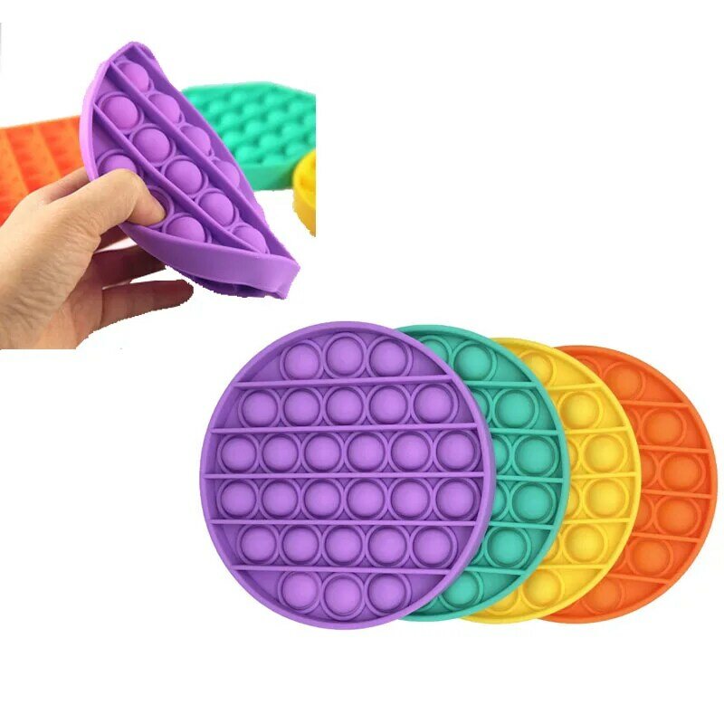 Antystresowe zabawki typu Fidget Push Bubble poput Squeeze Sensory Stress Reliever autyzm potrzebuje dorosłych lęk Focus edukacyjne zabawki dla dzieci