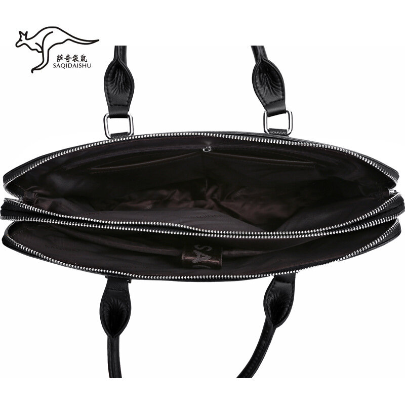 Men' s Business Briefcase 2020 New Design PU Leather Computer Laptop Handbag Casual Shoulder Bag Messenger Bag Male Travel Bag