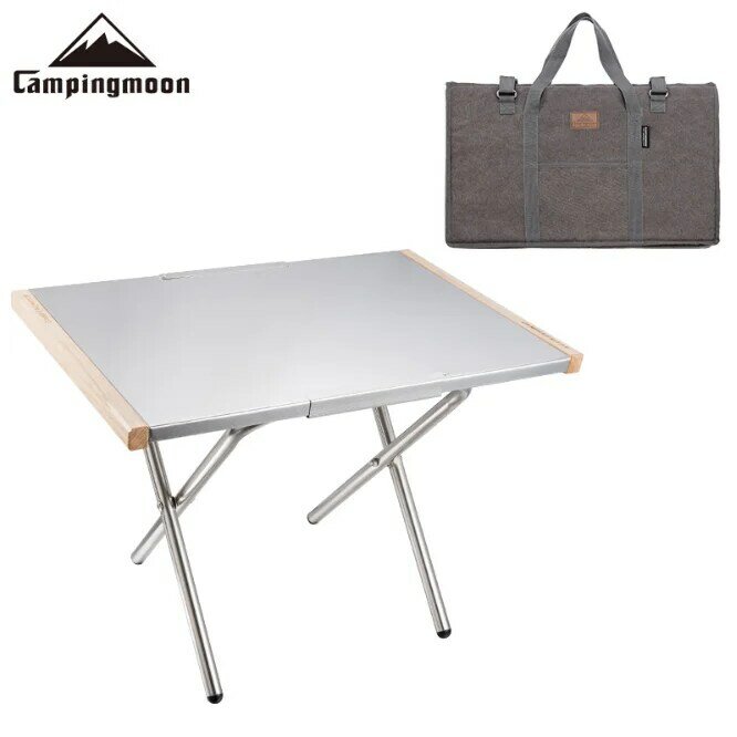 55*35*38cm New Outdoor Folding Table Camping Aluminium Alloy BBQ Picnic Table Waterproof Durable Folding Table Desk