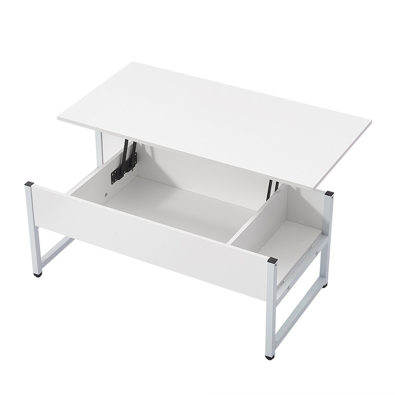 Panana Modern Wooden Lift-Up Coffee Table Tea With Storage Shelf Laptop Table Study Desk Livingroom Furniture