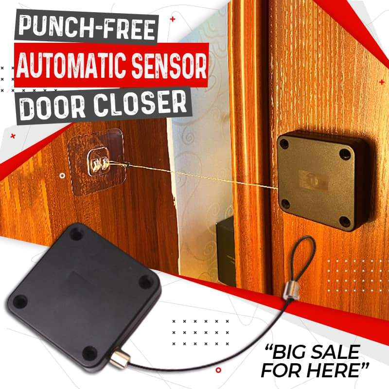 Cierre de puerta con Sensor automático sin perforaciones para cajones, soporte de cierre de puerta, envío directo