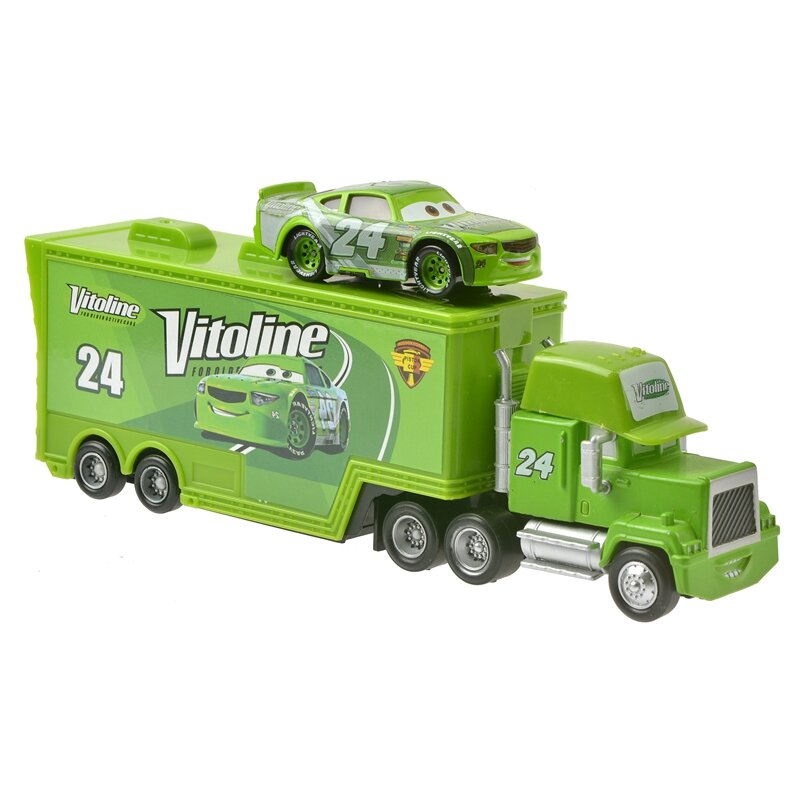 New Disney Pixar Cars 3 Lightning McQueen Jackson Storm Mack Uncle Truck 1:55 Diecast Model Toys For Children Christmas Gift