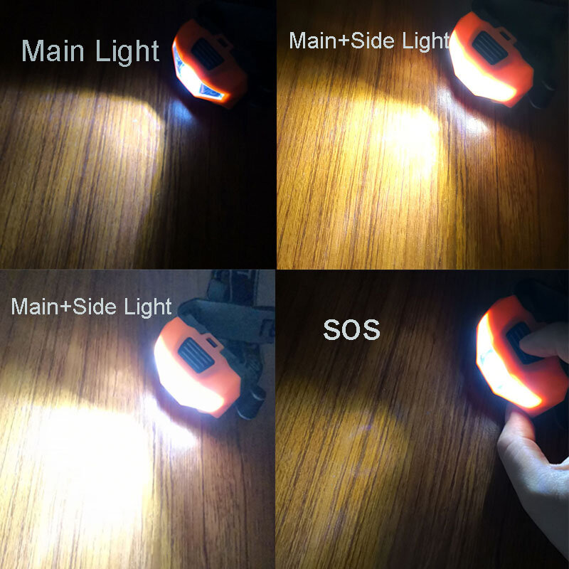 3W แบตเตอรี่ AAA Mini ไฟหน้า LED ไฟหน้าไฟฉายขนาดเล็ก Bright โคมไฟ Lampe ตกปลา
