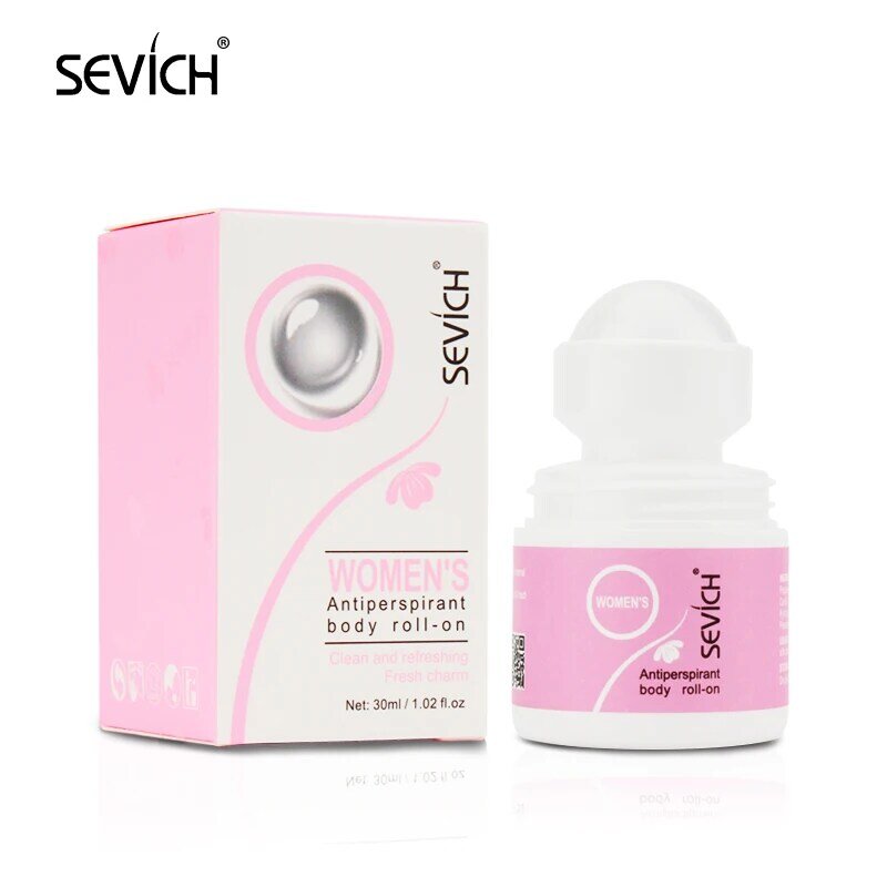 Sevich 30ml Refreshing Body Antiperspirant Summer Underarm Removal for Man/Women's Body Odor Deodorant Antiperspirant Roll Ball