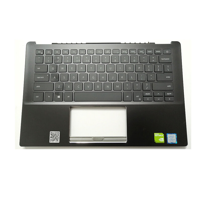 Adequado para dell inspiron 13-5000 5390 portátil almofada de palma, teclado americano capa superior preto 0r30x5 98 novo