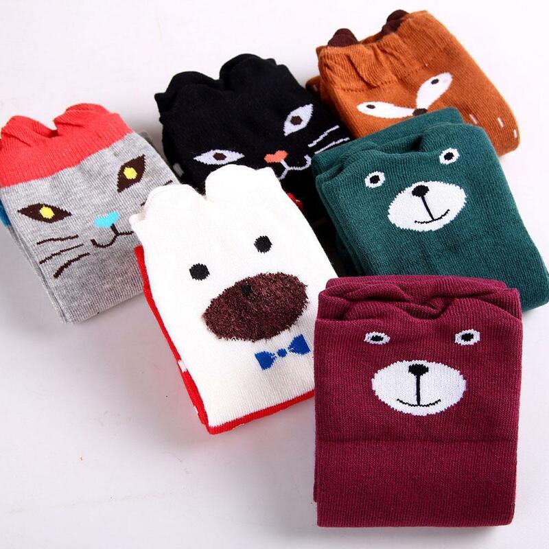 Toys For Girls Kids Girls Socks Toddlers Boy Girls Children's Knee-Highs Cartoon Picture Socks Fox And Of A For Boys A Girls For
