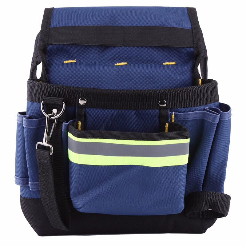 كهربائي الخصر حقيبة حامل أدوات مريحة العمل المنظم الحقيبة حزام الرجال متعددة جيوب أداة حقيبة ل مفكات أدوات يدوية