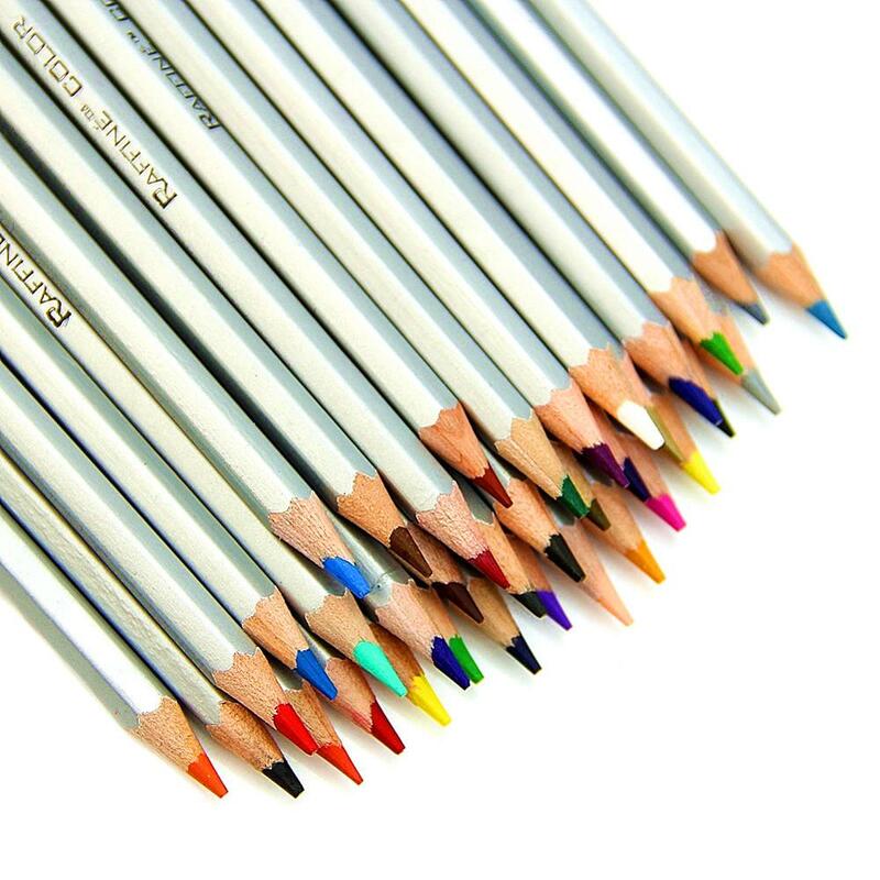 48 kolorów/pudełko nietoksyczny kolorowy ołówek lapis de cor profesjonalne kolorowe ołówki do szkoły dostarcza Dropshipping