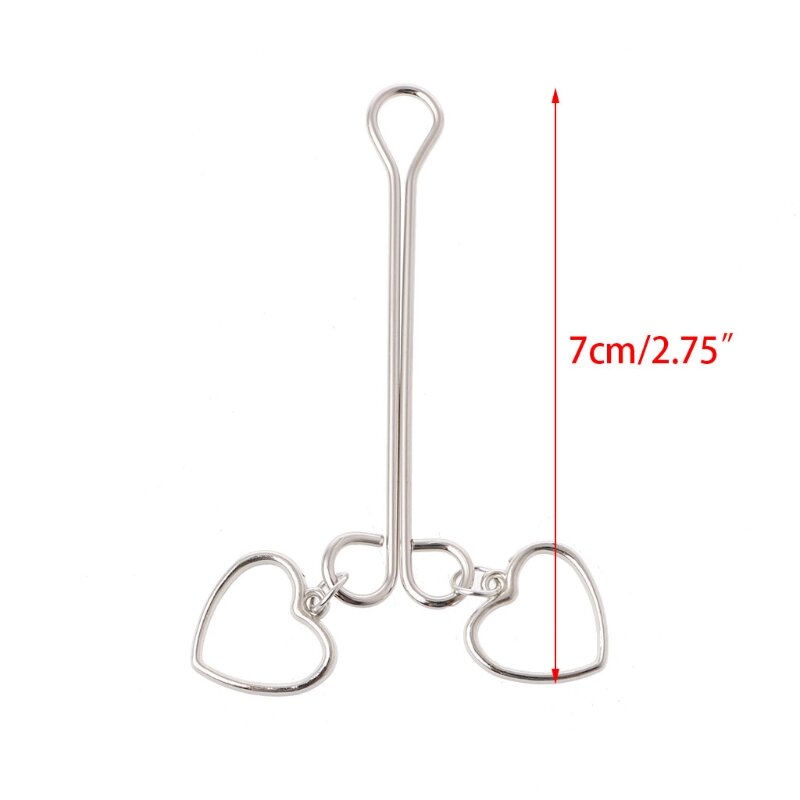 1PC Female Sex Toy Steel  Labia Clamps Brease Nipple Clitoris Ear Clips New Arrival