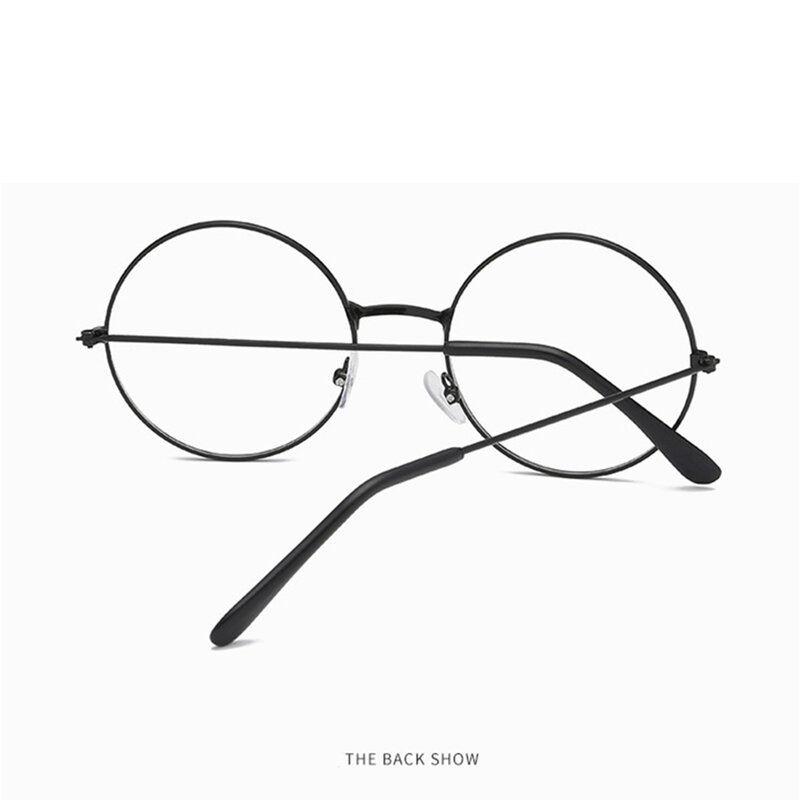 Montatura per occhiali Harry in metallo trasparente con montatura in metallo Vintage NONOR Fashion