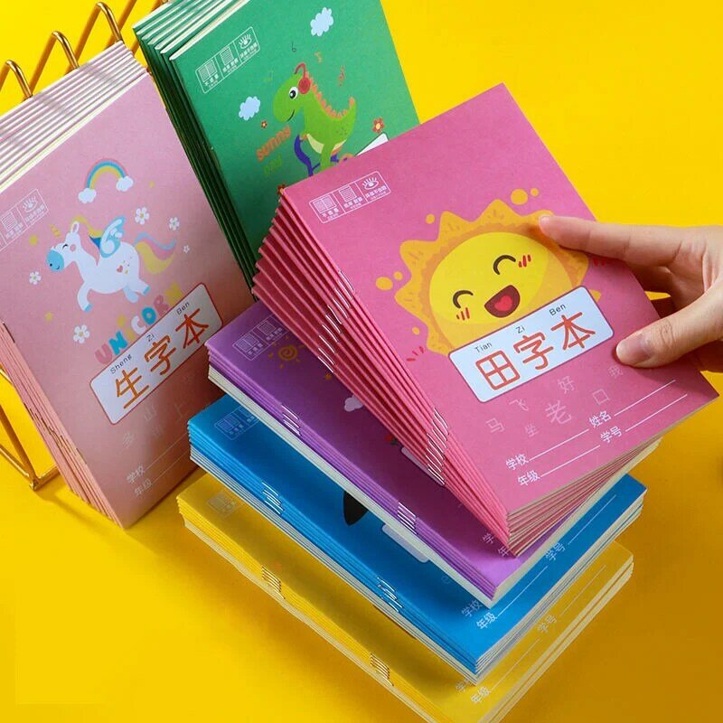 Nieuwste Hot Huiswerk Honda Pinyin Honda Grid Tekst Student Notebook Briefpapier Kinderen Leren Boek Vroeg Onderwijs Boek Livros