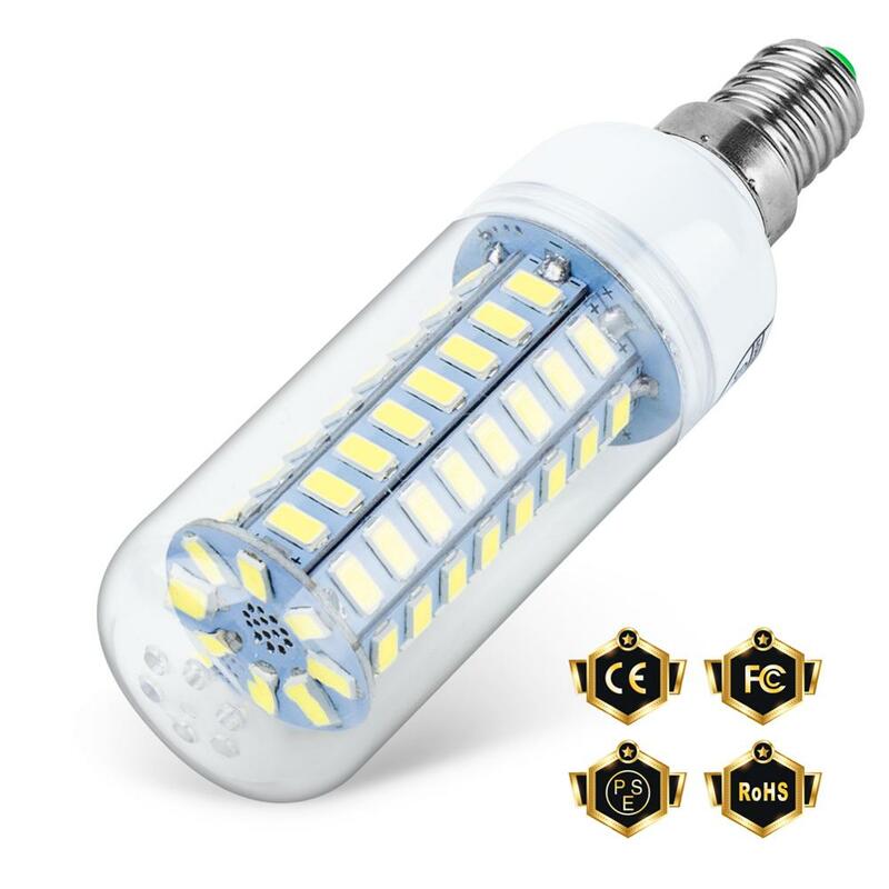 Bombilla LED GU10, lámpara de mazorca de maíz de 220 V, E14, E27, tipo vela, G9, B22, de 3, 5, 7, 9, 12 y 15 W, iluminación de candelabro de 240V