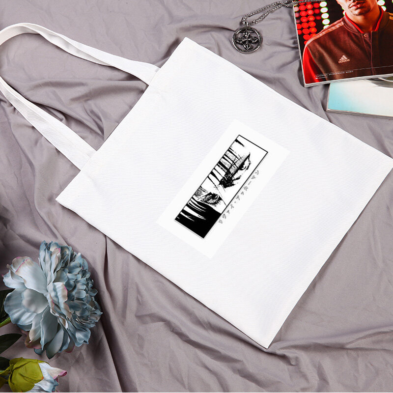 Titans Aanval Doek Bag Vrouw Shopper Grote Capaciteit Canvas Voor Vrouwen Designer Handtassen Schouder Zomer Zakken Shoping Tote Casual
