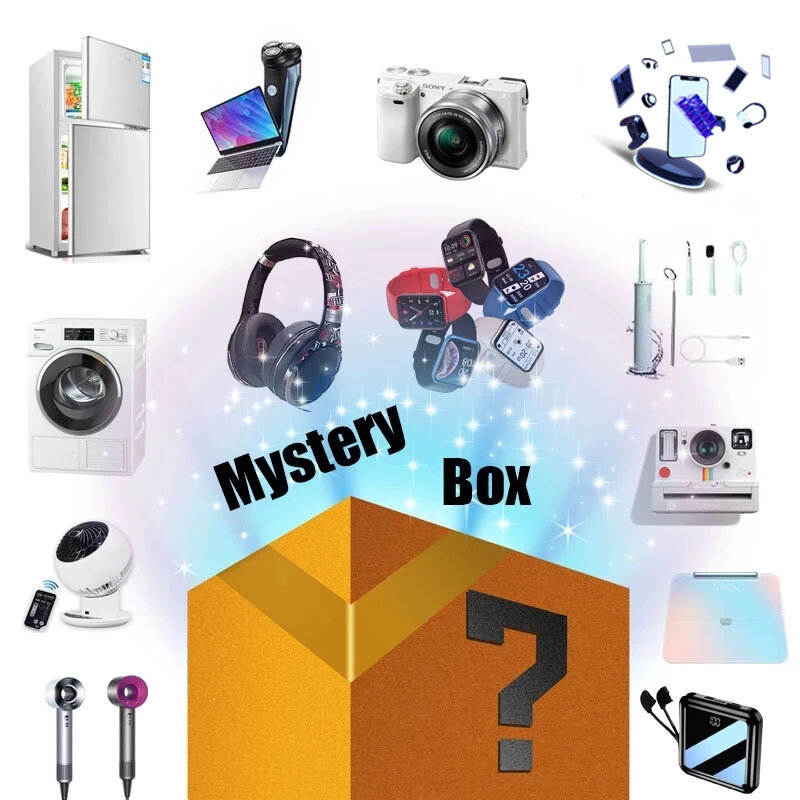 2021 nowy prezent przynoszący szczęście pudełko 100% niespodzianka Lucky Mystery Box Boutique 1 do 3 sztuk losowy przedmiot tajemnica pudełko z niespodzianką najlepszy prezent warto kupić