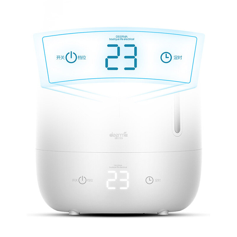 Deerma – humidificateur d'air domestique avec écran tactile Intelligent, machine de purification d'air, avec minuterie, quantité de brouillard réglable