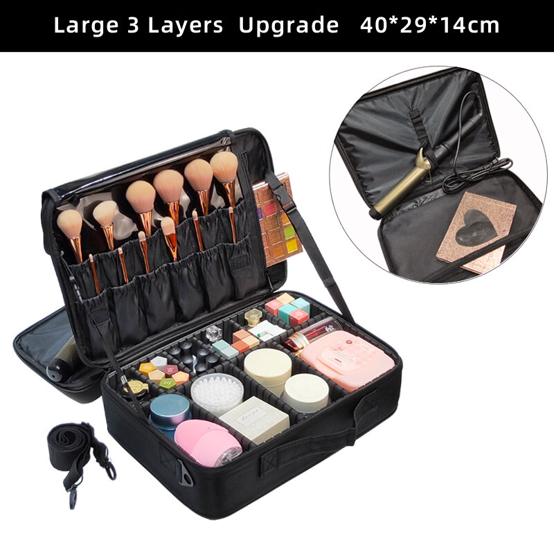 New Fashion Women Cosmetic Bag trucco da viaggio scatola per trucco professionale borse per cosmetici borse Beauty Case per truccatore