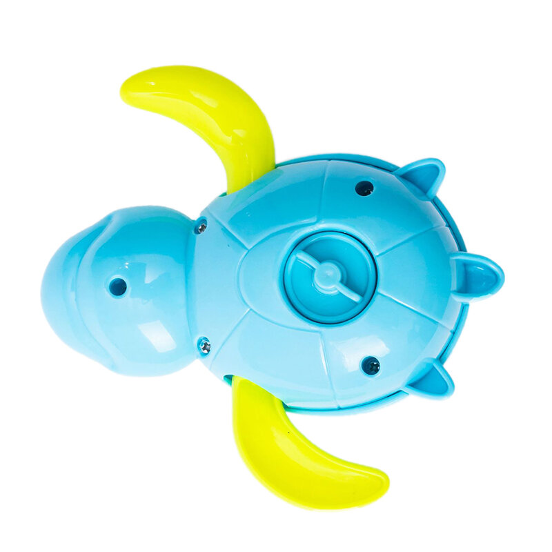 Baby Cartoon Animal Water Toy Infant nuoto tartaruga catena a spirale orologio da bagno da spiaggia giocattoli divertente doccia regalo per ragazzi ragazze