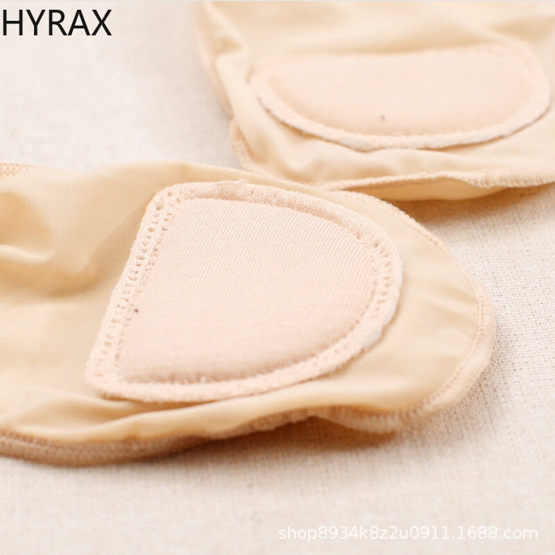 HYRAX Unsichtbaren Flachen Mund Eis Seide Schlinge Boot Socken Schweiß-absorbent Non-slip Vorfuß Pad Dünne Socken Hohe heels Socken