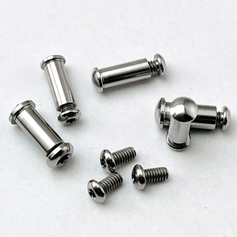 Custom Made Stainless Screw For Spyderco Delica&Endura Knife Handle Screw Folding Knife Parts Make Accessories