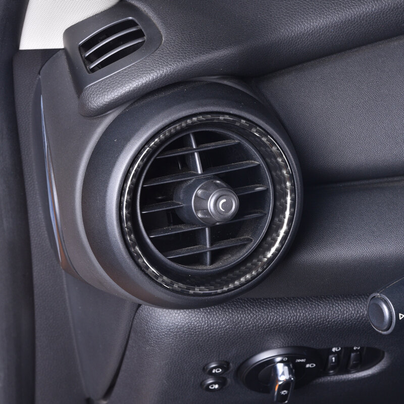 Для BMW MINI Cooper F55 F56 F57 Автомобильная наклейка на вентиляционное отверстие кондиционера Автомобильная наклейка для кондиционера крышка выходного отверстия автомобиля Стайлинг автомобиля