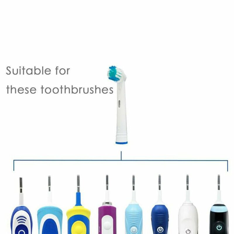 4PCS เปลี่ยนหัวแปรงสำหรับ Oral-B Precision Clean/3D สีขาว/การกระทำ/sensitive หัวแปรงสีฟัน