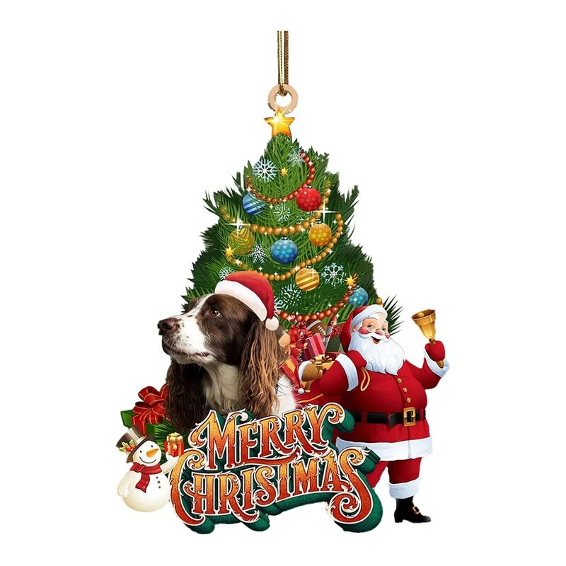 クリスマスの装飾的な吊り下げ式の木,かわいい木,クリスマスプレゼント,木製のプリント,家の装飾
