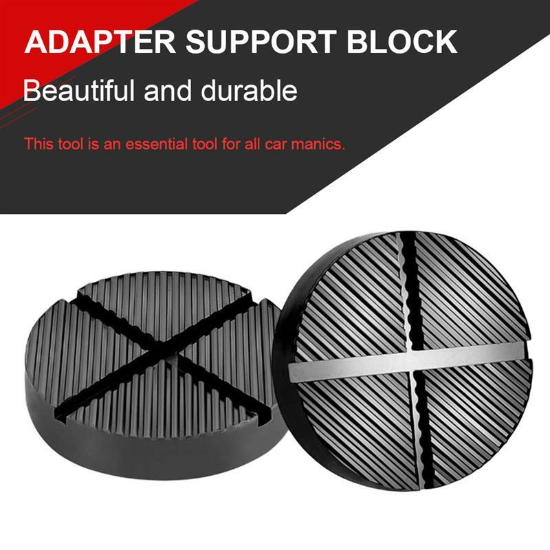 1PC Car Lift Jack Pad Rubber Jack Disk Adapter Portable Slotted Car Support Block Accessory Household Tool Dropping