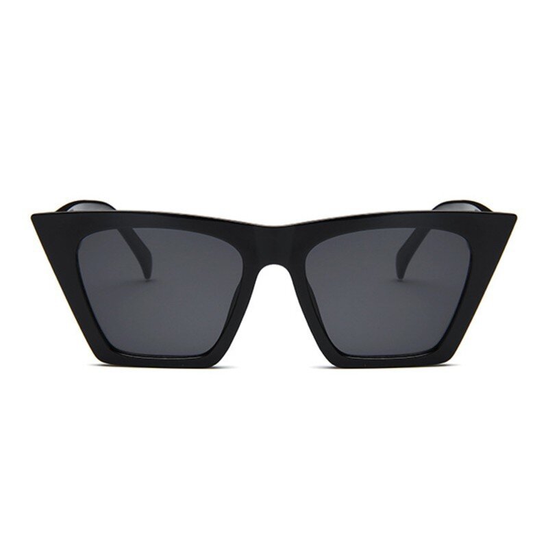 Kobieta Vintage okulary przeciwsłoneczne damskie moda kocie oko luksusowe okulary przeciwsłoneczne klasyczne zakupy Lady czarne Oculos De Sol UV400